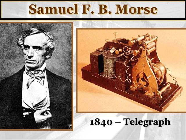The Electronic Telegraph is Invented