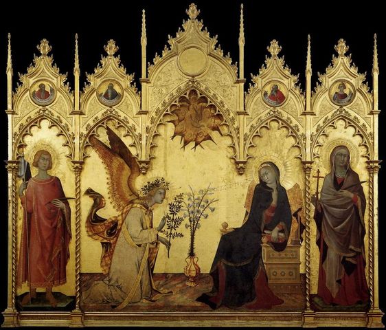 Annonciation de Simone Martini