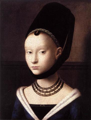 Portrait d'une jeune fille de Petrus Christus