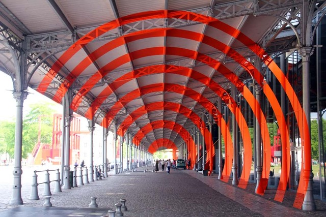 La Villette en Suite de Felice Varini