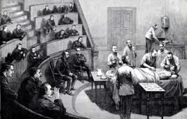 Robert Liston uses ether