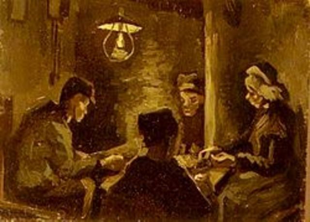 Eating potatoes (Van Gogh)
