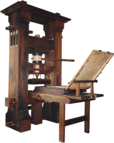 The invention of the Gutenberg Press