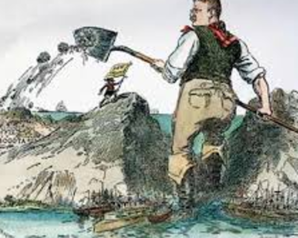 Panama Canal - Roosevelt using his Big Stick Diplomacy