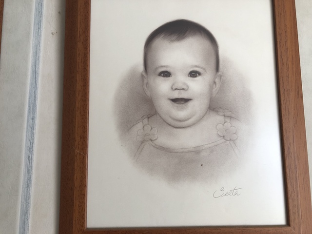 My sister, Ruthie, was born 4BB