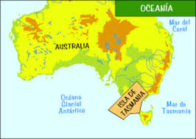 Hobart, en la isla de Tasmania