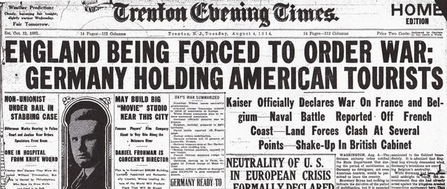 Great Britain decides to declare war on Germany