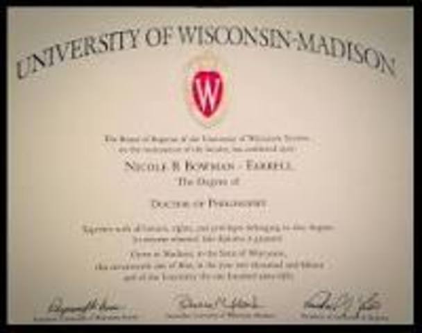 My dad got his PHD-1AB