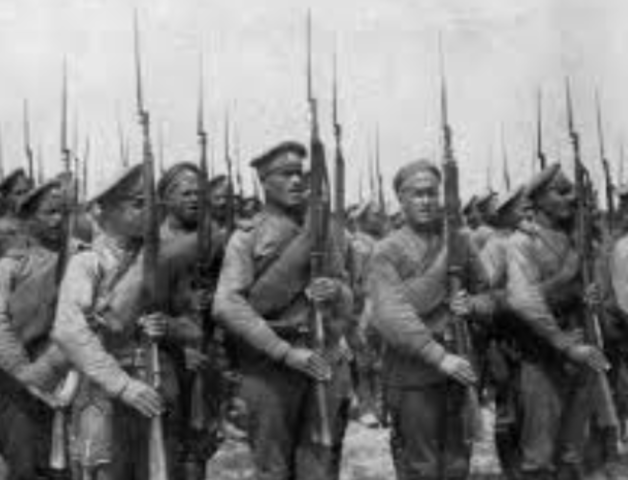 WWI - Russia Withdrawls Forces