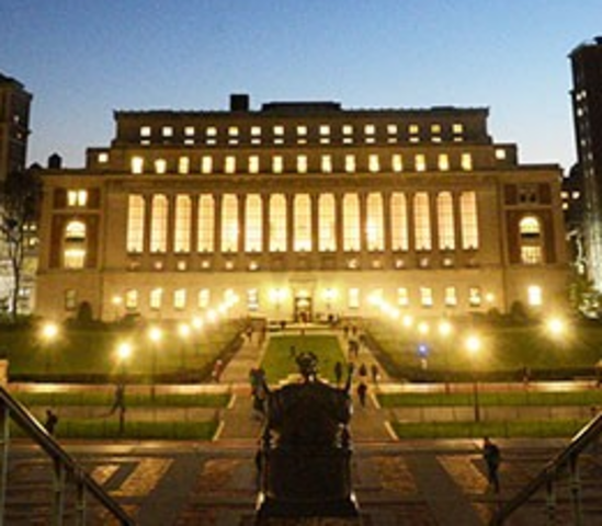 Receives Master's Degree in Economics at Columbia University