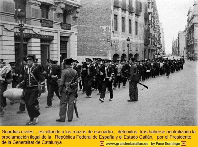 Revolución de octubre de Cataluña y Asturias.