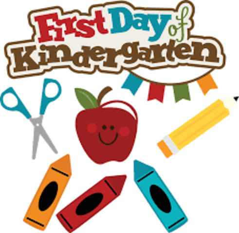I went to Kindergarten for the first time! 5AB