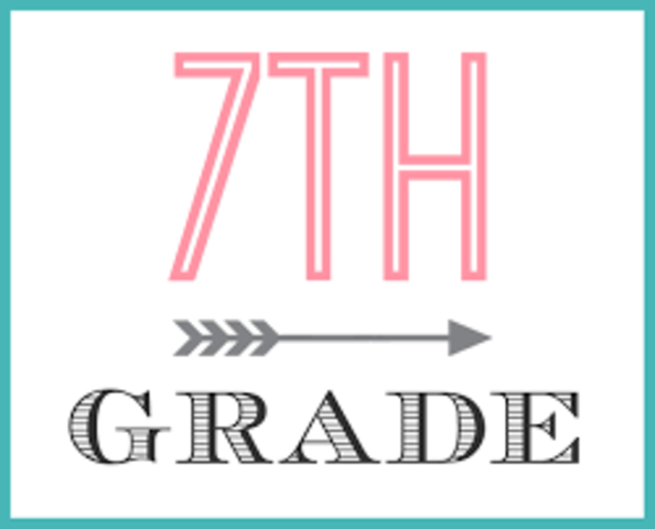 I am in 7th grade today! 12 AB