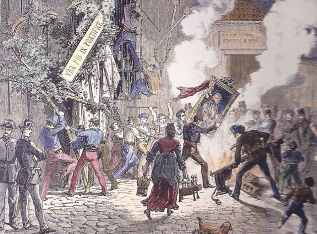 La Gloriosa o Revolución de septiembre: fin del reinado de Isabel II.