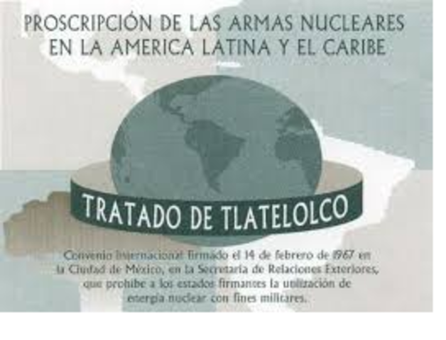 Firma del tratado de Tlatelolco