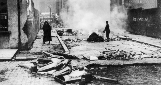 Riots between Protestants and Catholics