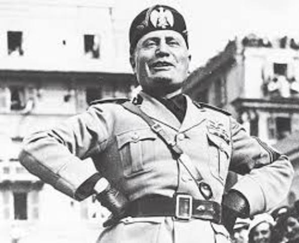 Caída del régimen Mussolini