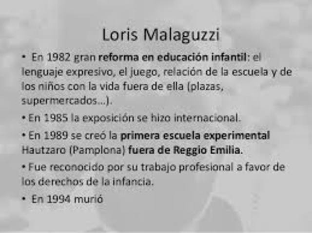 LORIS MALAGUZZI