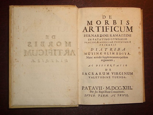 Bernardino Ramazzini,(Carpi 1633 – Padua 1714)