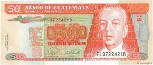Billete de 50 Quetzales