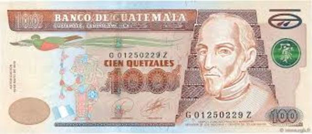 Billete de 100 Quetzales