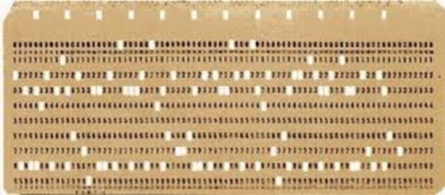 PRIMERA TARJETA PERFORADA