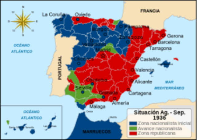 Spain split