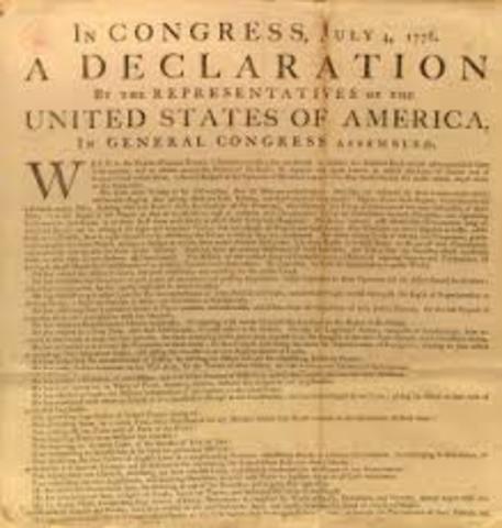 The Declaration of Independence is Adopted