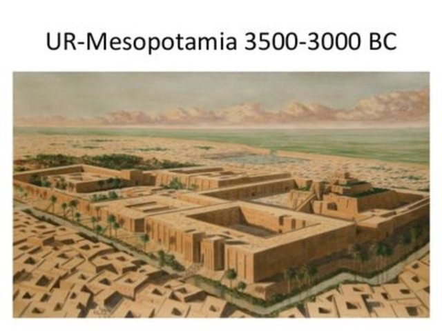 Mesopotamia 3,500 B.C