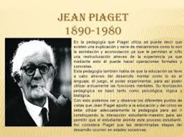 Jean Piaget 1890-1980