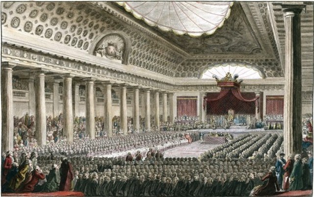 The Estates General was called in to aid the financial complications.