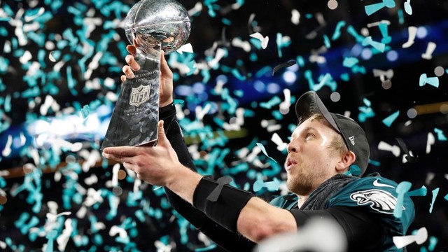 Eagles won the Superbowl 12AB