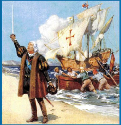 ARRIBADA DE COLON A AMÈRICA