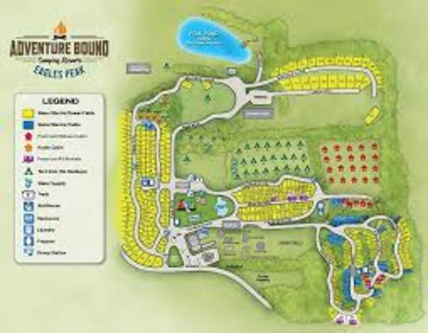 my family went camping