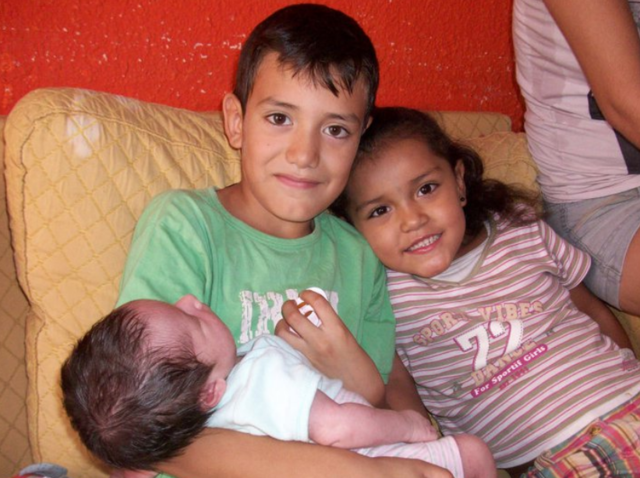 El neixement de la meva primera germana