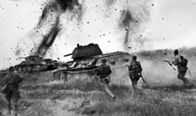 Los alemanes organizaron una ofensiva más en Kursk en