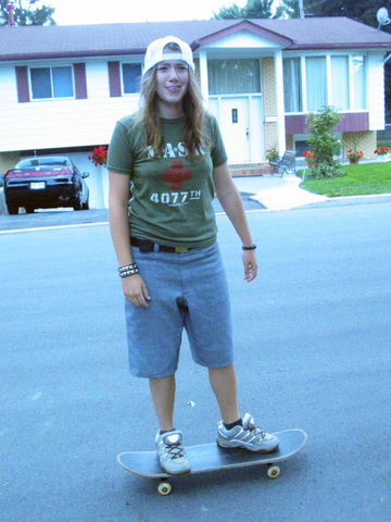 My brother when through a skater phase.