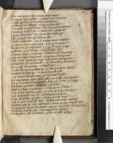 MIDDLE ENGLISH LITERATURE 1066 - 1500