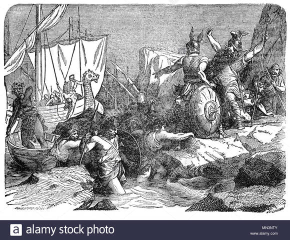 Hengist and Horsa capture and kill Welsh