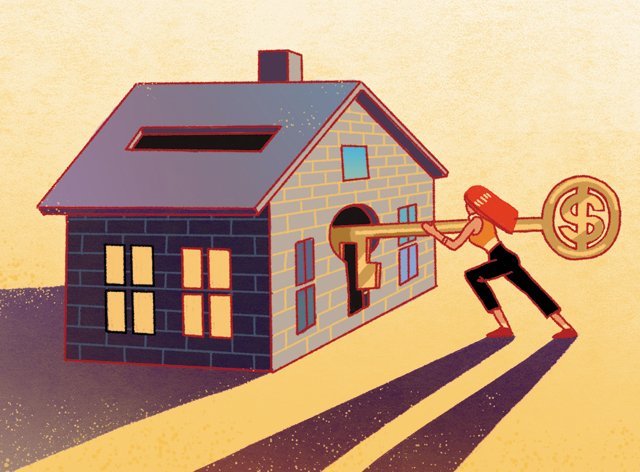 Mom and dad buy a house