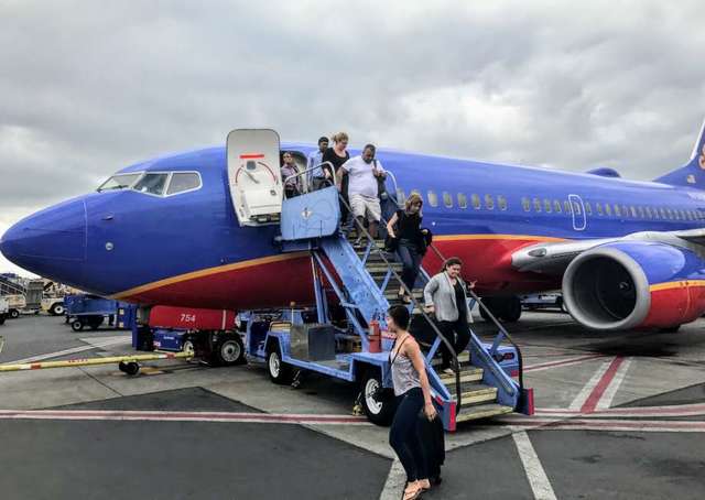 Mom and dad come to america