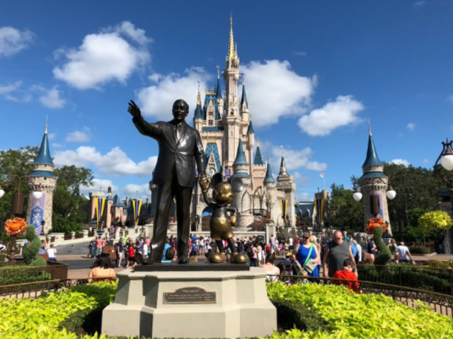 When we went to Disney.