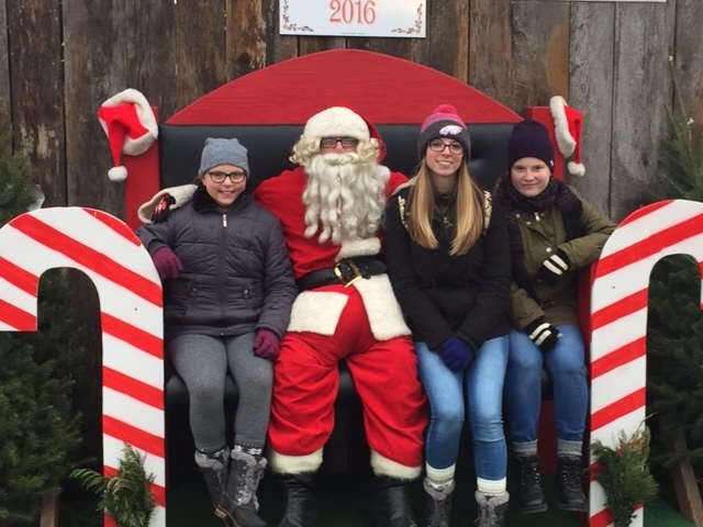 We went to cut down our Christmas tree for the first time. 11AB