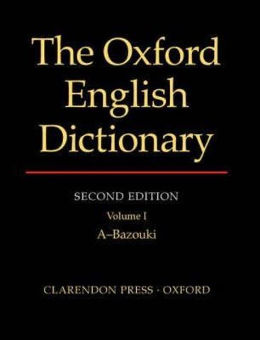 Oxford English Dictionary 2 Edition
