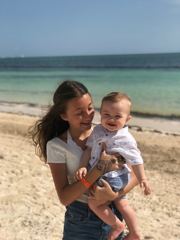 My baby cousin was born 11AB