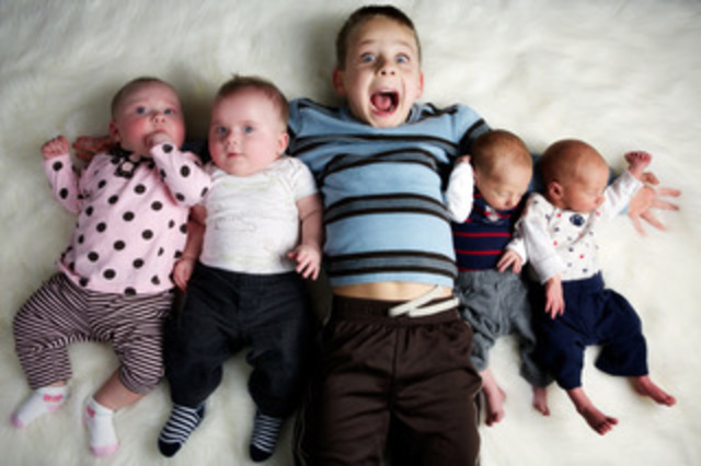 Both sets of my twin siblings where born