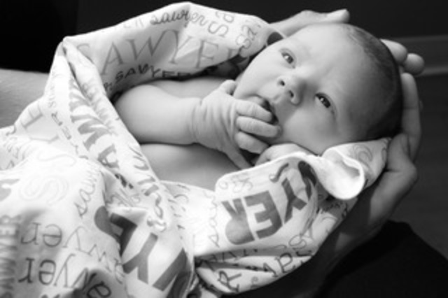 The youngest of my siblings, Sawyer was born