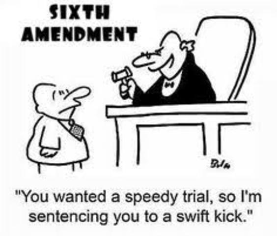 6.Rights of Accused in Criminal Prosecutions: Rights to Jury Trial, to Confront Opposing Witnesses and to Counsel