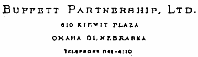 Buffett Partnership Ltd