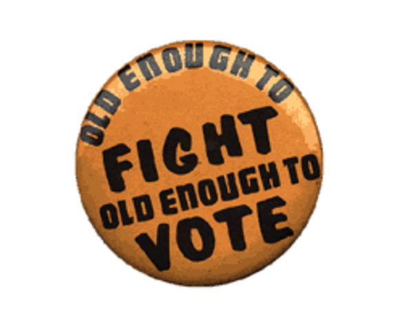 26. Right to vote at age 18